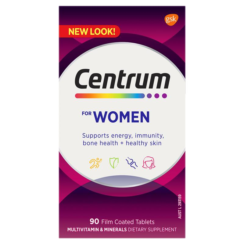 Centrum For Women Multivitamin - 90 Tablets