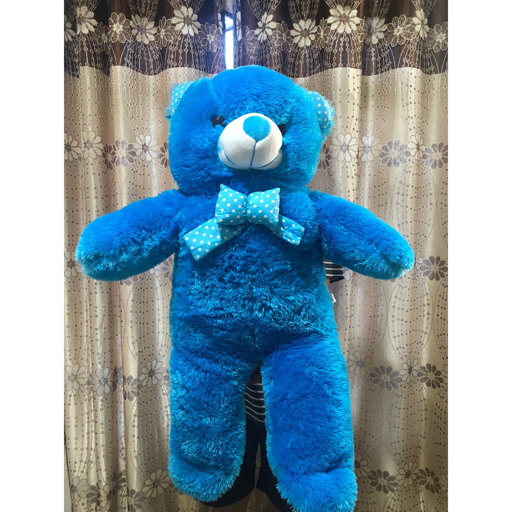 BONEKA TEDDY BEAR RAINBOW BONEKA BERUANG BAHAN HALUS KAIN RASFUR TIDAK RONTOK