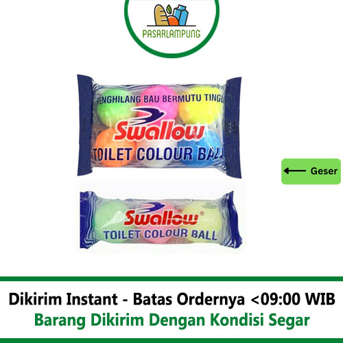 Kamper Toilet Swallow Ball Perbungkus Pasar Lampung