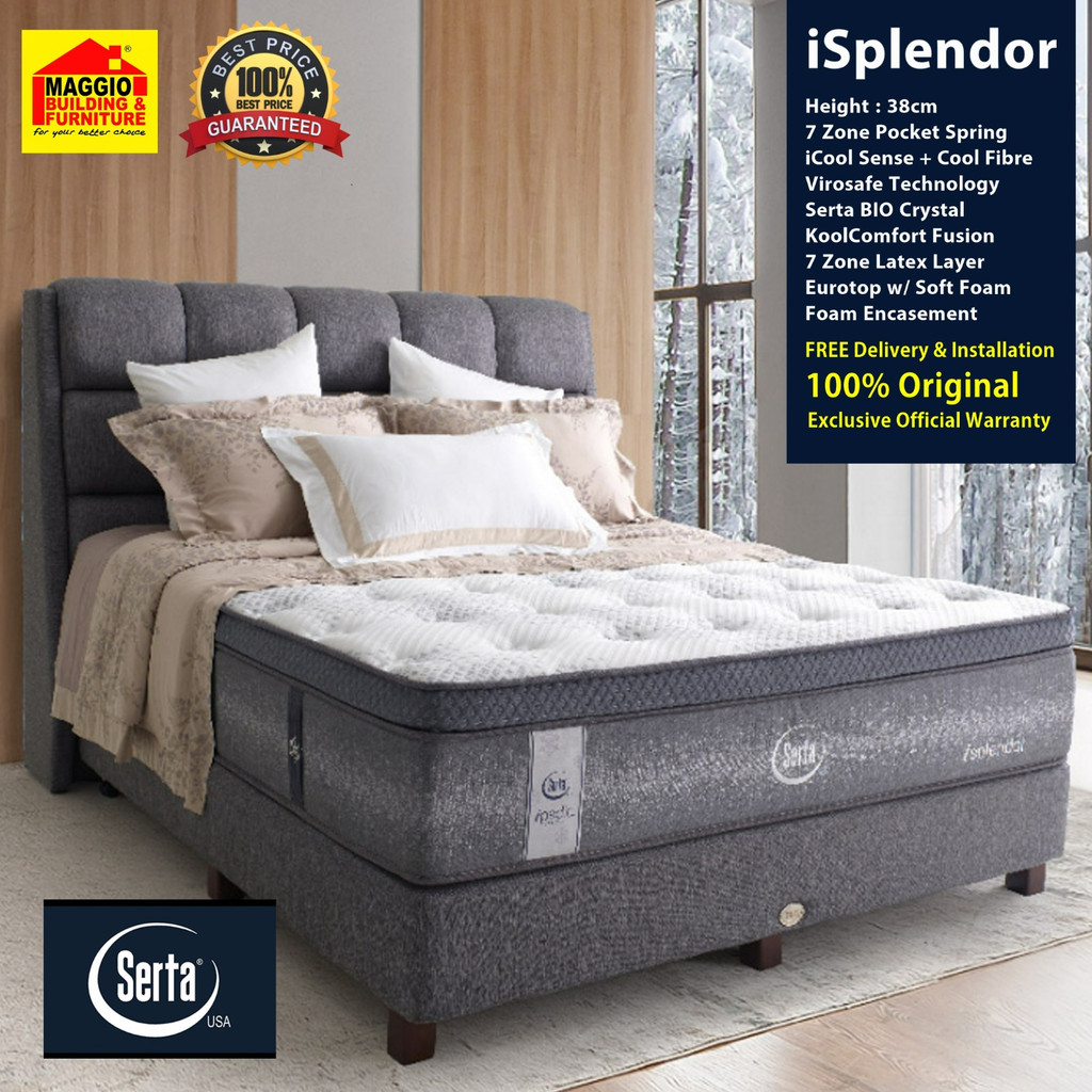 KASUR SERTA - KASUR SPRINGBED SERTA iSPLENDOR - SERTA