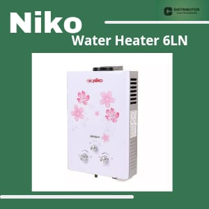 NIKO Water Heater Niko NK 6LN / Pemanas Air Kamar Mandi Putih