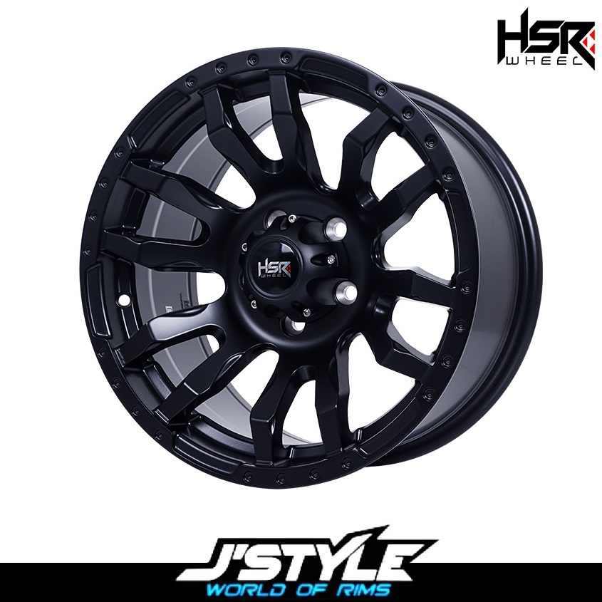 Velg Model OFF Road Rush/Terios/Almaz/X-Pander/Grand Max/Captiva/Dll HSR Burneh Ring 16 Black