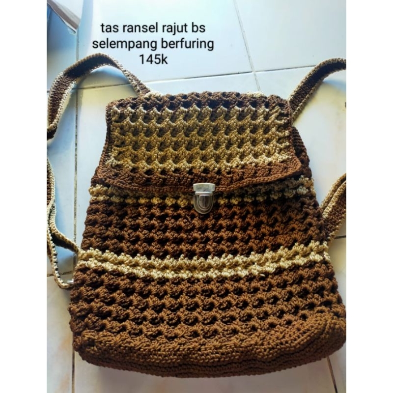 Tas Rajut Furing (Bisa Slempang)