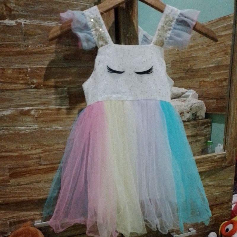 Gaun anak unicorn
