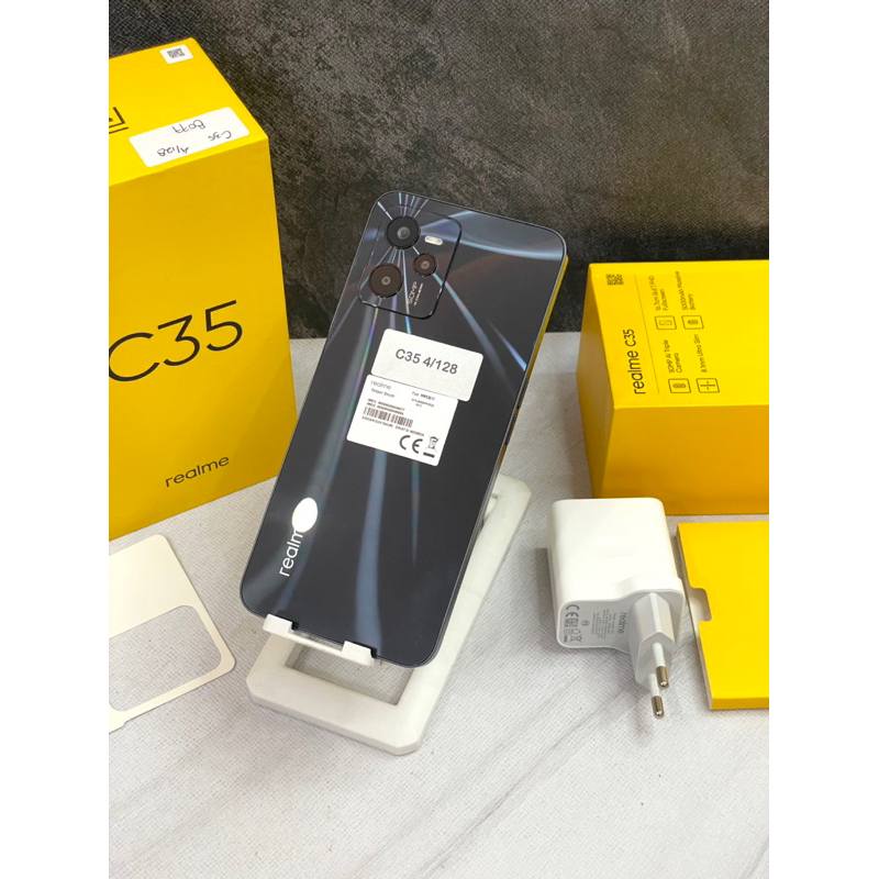 Realme C35 second like new garansi panjang fullset original