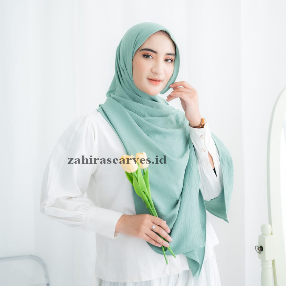 Pashmina Crinkle Airflow / Pashmina Shawl / Pashmina Crinkle Jilbab Rawis / Hijab Pashmina / Model H