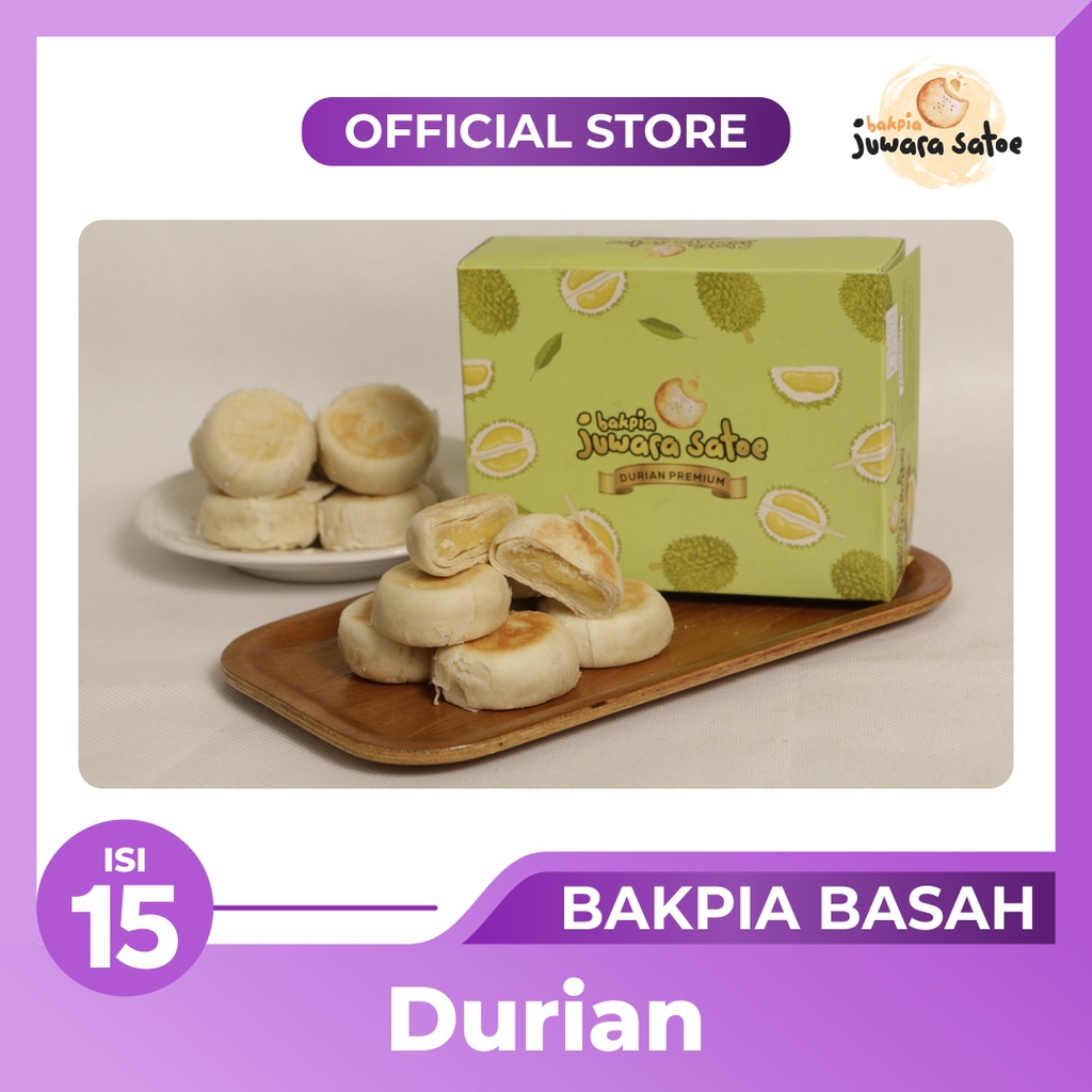 BAKPIA BASAH PREMIUM ISI 15 - JUWARA SATOE OLEH OLEH KHAS JOGJA