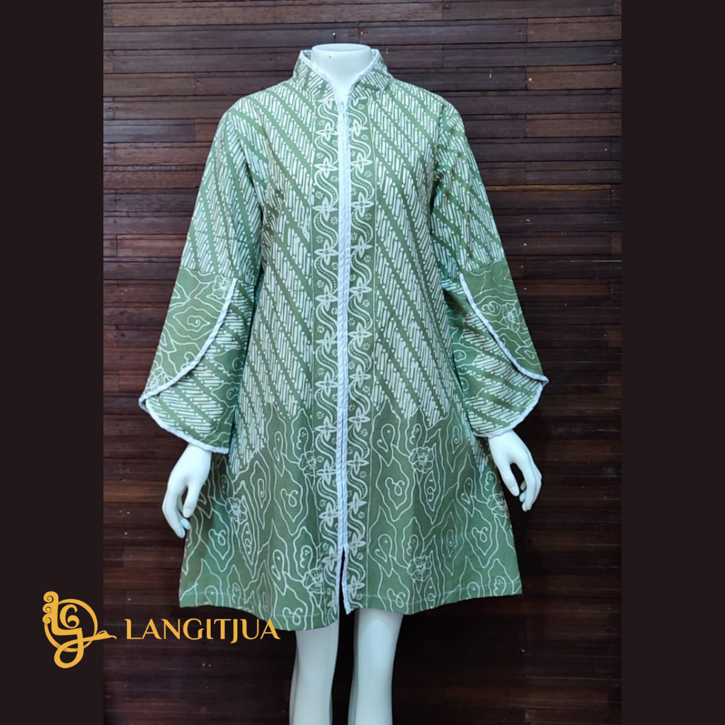 TUNIK SAMITHA 04 | TUNIK BAJU KERJA BATIK CAP GARUTAN SERAGAM KANTOR - LANGITJUA BATIK SOLO