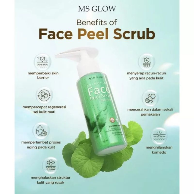 MS GLOW Face Peel Scrub