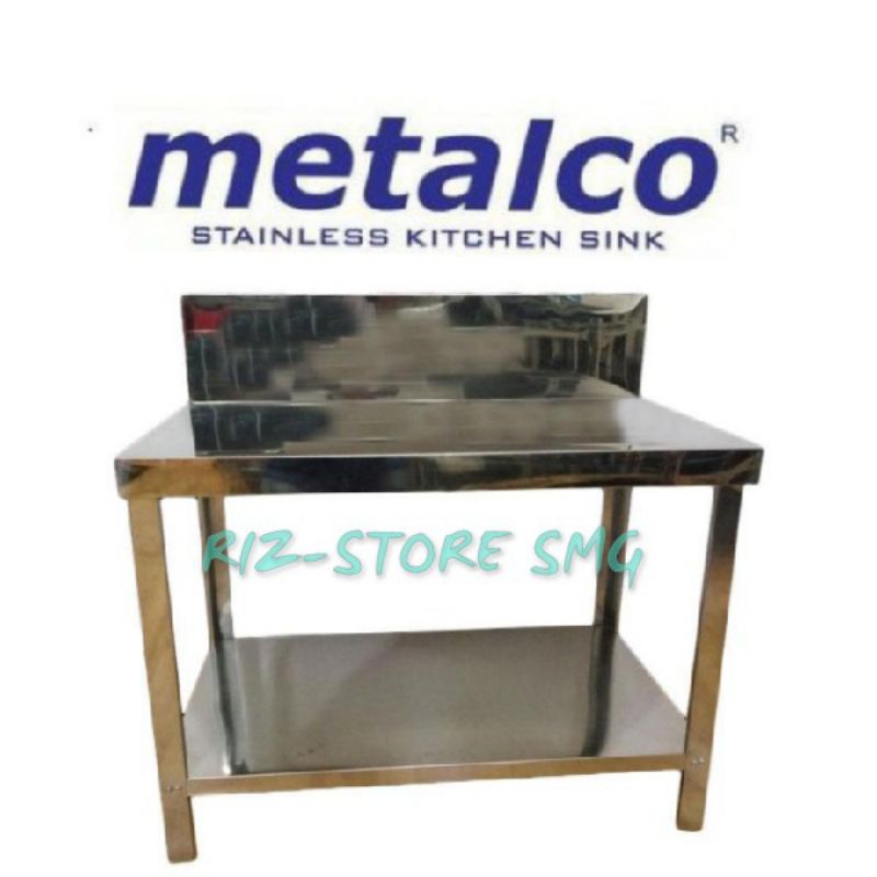 MEJA KOMPOR STAINLESS 2 RAK. METALCO. MT 2