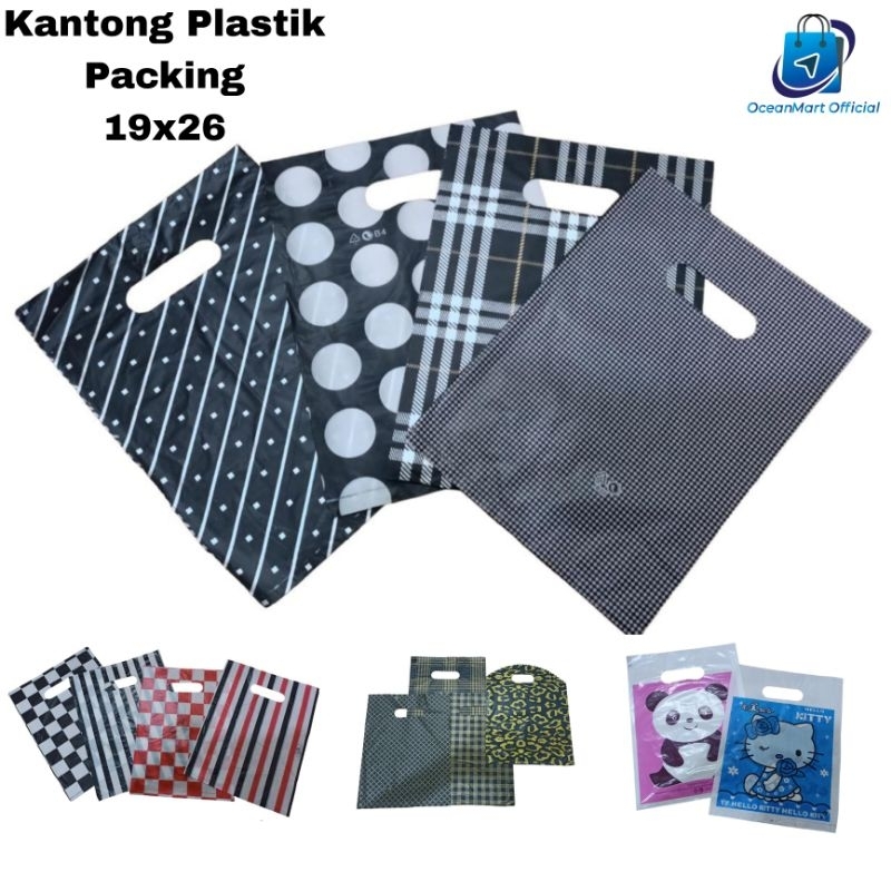 Plastik Packing Olshop Plastik Packing Oval 19x26 HD Plong Plastik Packing Motif Online Shop OCEANMART OCEAN MART Murah