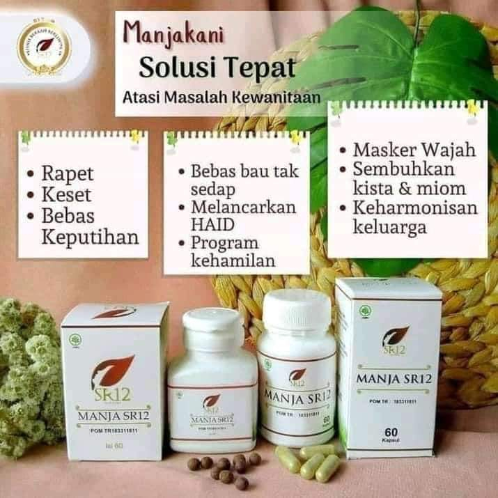 

AMPUH!! MANJAKANI SR12 / MERAPATKAN DAN MENGHILANGKAN KEPUTIHAN / MENYEHATKAN MISS V