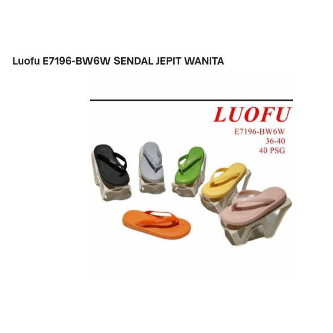 Luofu E7196-BW6W SENDAL JEPIT WANITA