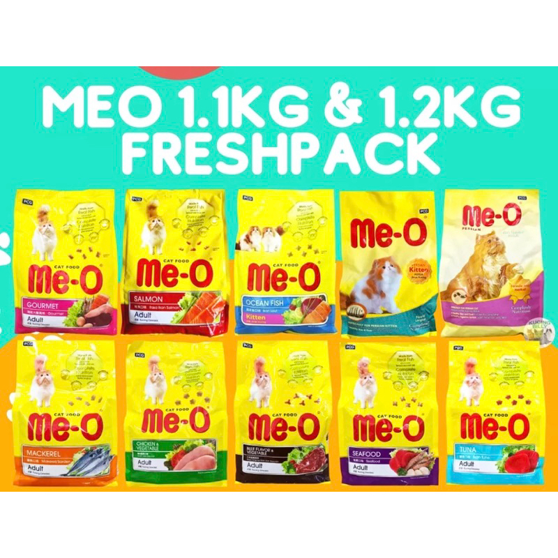 MEO DRY FOOD | ME-O FRESS PACK | MAKANAN KUCING KERING ME-O KITTEN DAN ADULT