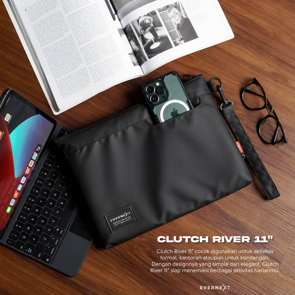 Hand Bag Ipad Tablet River 6” - 11” inch Pouch Bag Clutch Bag Pria Wanita Waterproof Anti Air