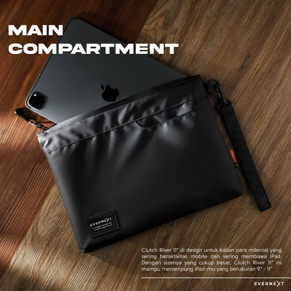 Hand Bag Ipad Tablet River 6” - 11” inch Pouch Bag Clutch Bag Pria Wanita Waterproof Anti Air