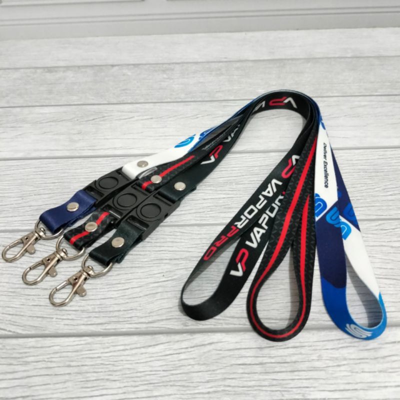 

Tali ID Card / Tali Lanyard 1,5Cm Custom Full Printing | Cetak 2Sisi Proses Cepat