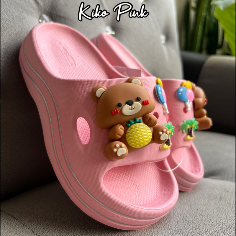 SANDAL WEDGES ANAK EVA JELLY MOTIF KIKO