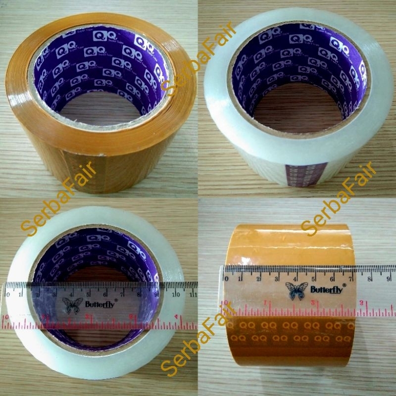 

Lakban Bening / Coklat QQ Super Tape 3 INCH (72MM) 90 YARDS