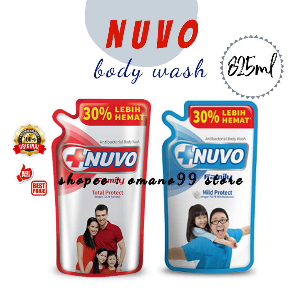 Nuvo Sabun Mandi Kemasan Jumbo 825ML