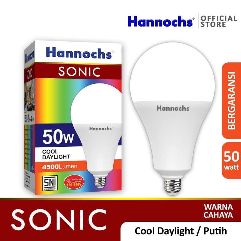 Led HANNOCHS SONIC 50 Watt / Lampu Hannochs Sonic 50 Watt Cahaya Putih