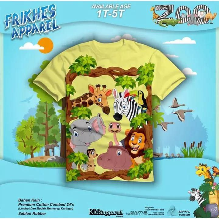 AfsheenaStore SALE Kaos Zoo Series