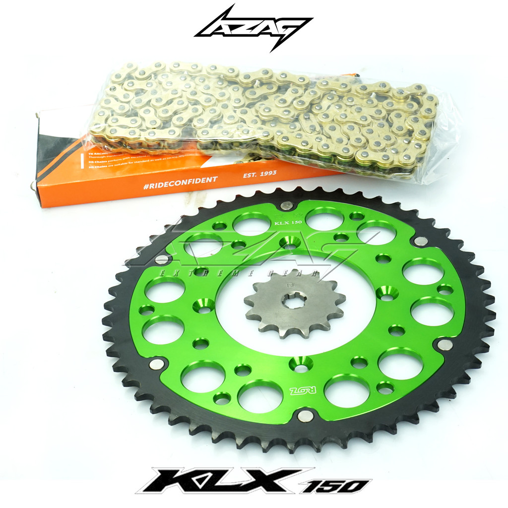 gear set kawasaki klx dtracker 150 520