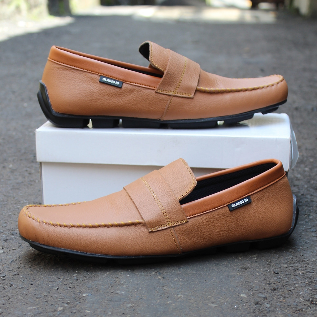 Sepatu Pansus Pria || Sepatu Slip On Pria Kasual Slop Kulit Santai Nyaman Ringan Trendy
