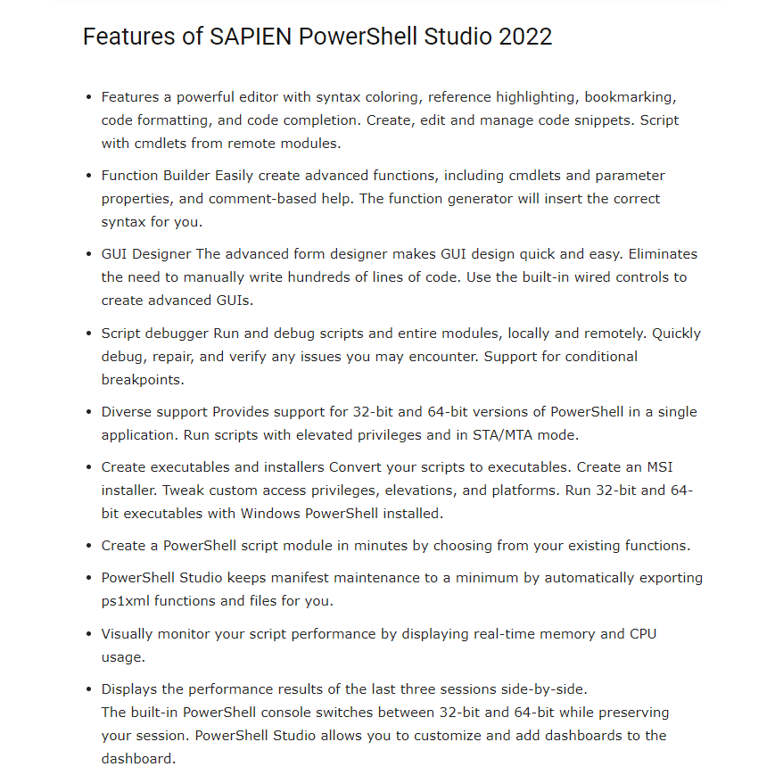 Software SAPIEN PowerShell Studio 2023 Full Lisensi Lifetime