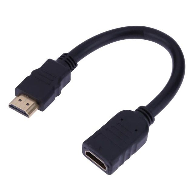 Kabel HDTV Extension Sambungan Male to Female 10cm 30cm 150cm HDmi