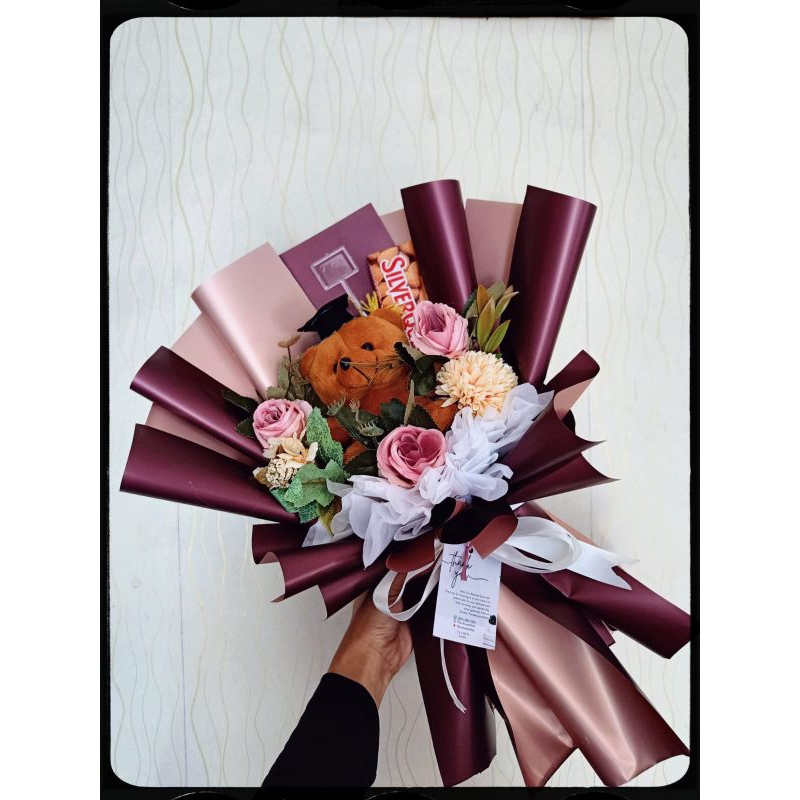 FLORABOUQUET|BUKET WISUDA MURAH BISA COD|HADIAH WISUDA