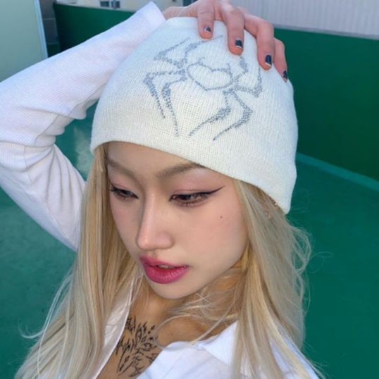 BISA COD - READY STOCK - Y2K SPIDER STONE BEANIE HAT - TOPI KUPLUK - Y2K HAT - VON DUTCH - TOPI PRIA