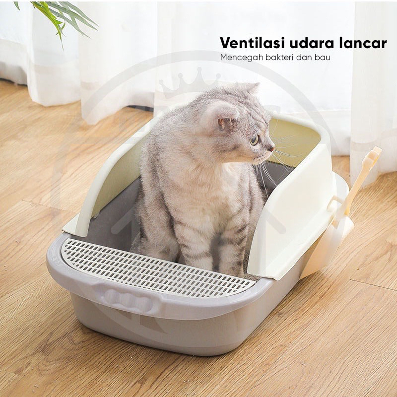 MR RIGHT cat litter box  Kucing Toilet litter box kucing besar  Pelatihan Toilet Hewan Peliharaan