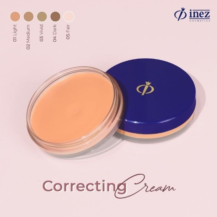 Inez correcting cream (foundation padat) all varian 20gr