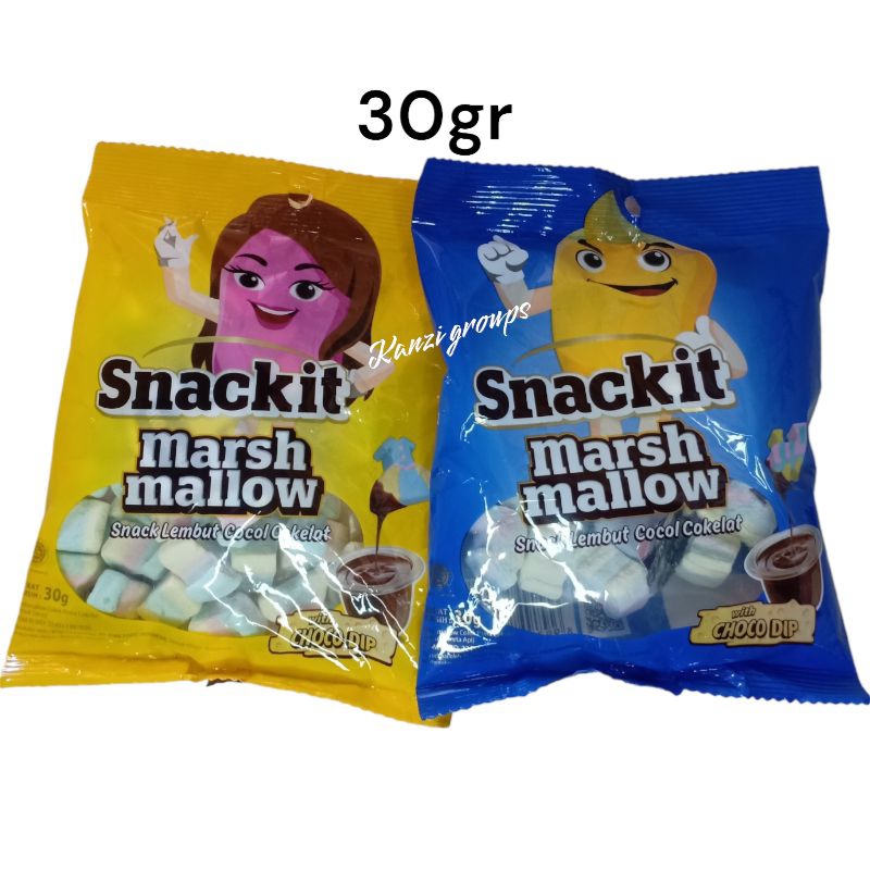 snackit marshmallow 30gr with choco dip