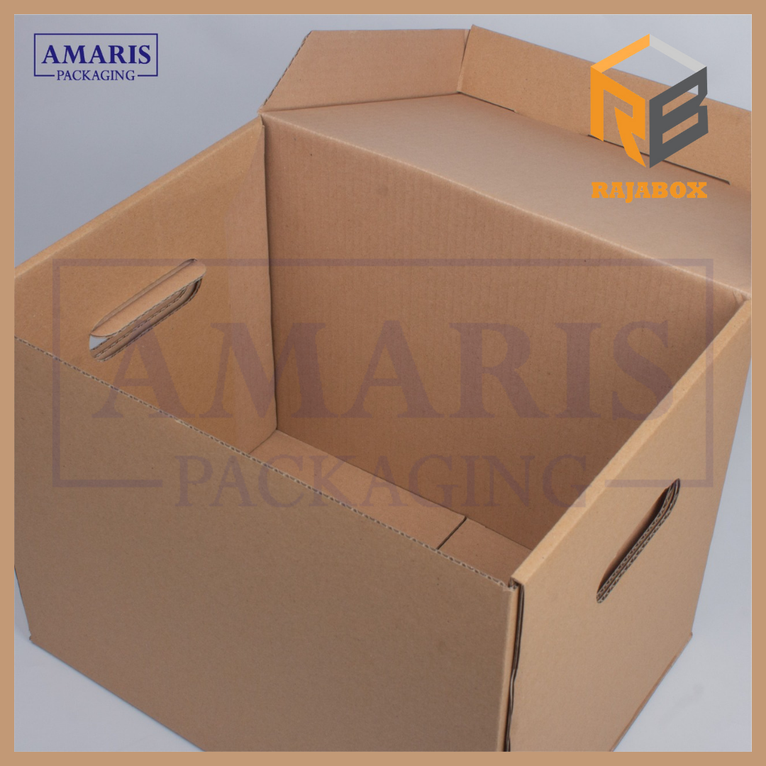 

Kardus Die Cut Kotak Arsip / Box File (Uk. 34 x 25 x 26cm) Isi 5 Pcs DK-16 Amaris Packaging