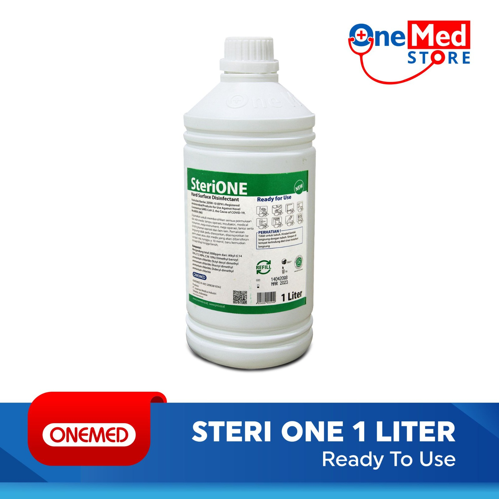 SteriOne Refill 1 Liter Onemed (Ready for Use)