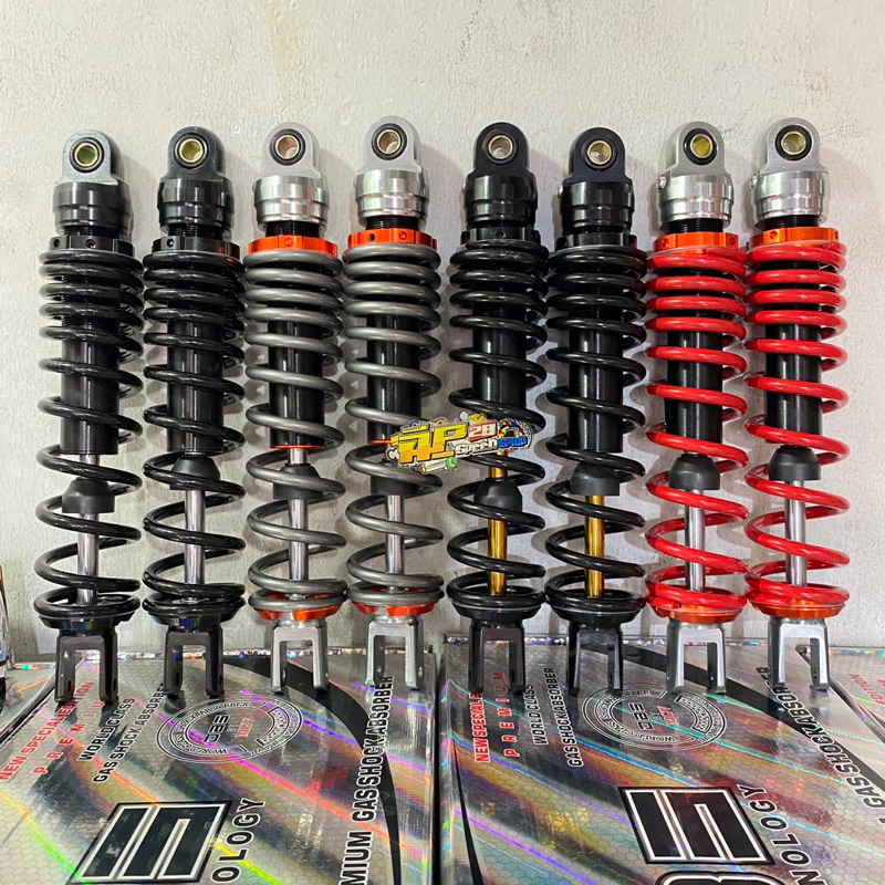 SHOCKBREAKER RAZOR AS GOLD UKURAN 330 MM DAN 310 MM PNP MOTOR NMAX OLD PCX OLD NMAX NEW AEROX NEW / SHOCK BELAKANG NON TABUNG MODEL RAZOR 1 SET NMAX OLD PCX OLD NMAX NEW AEROX NEW UKURAN 330 MM DAN 310 MM