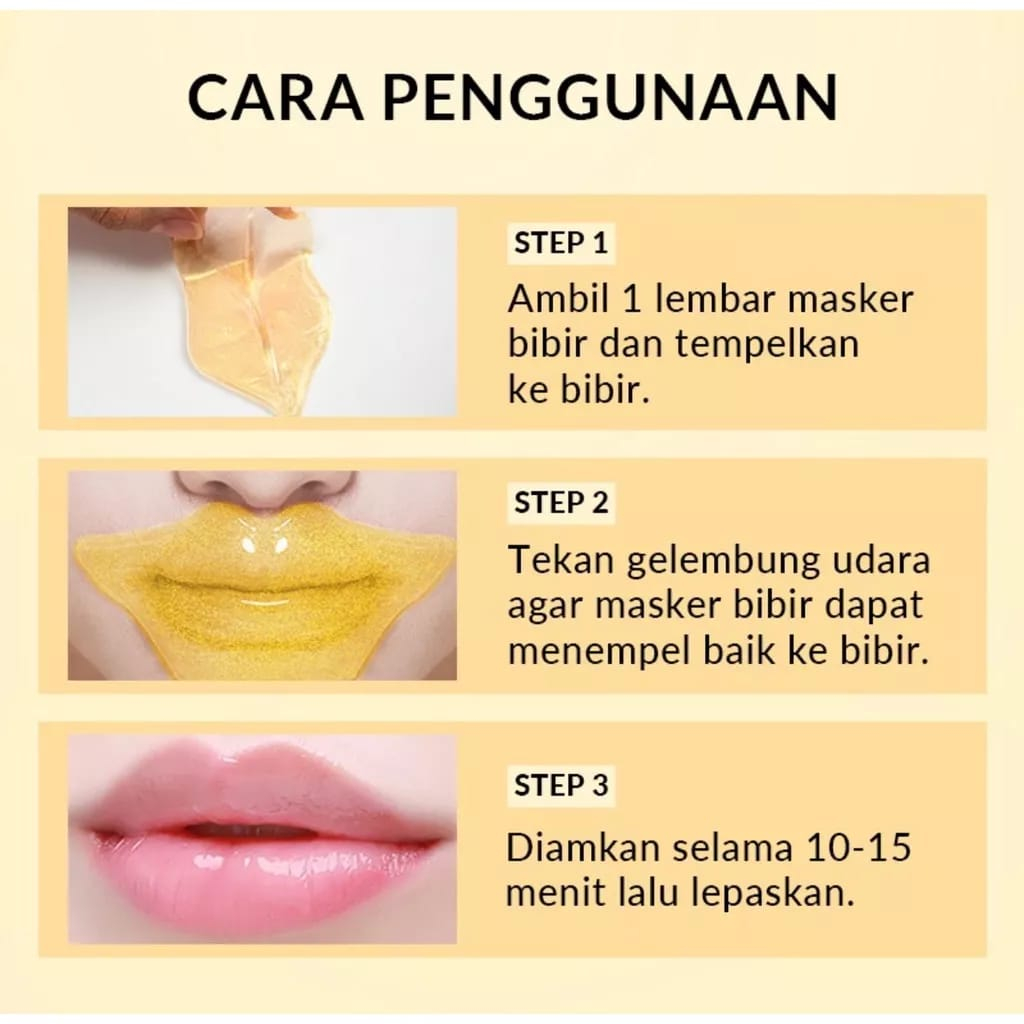 BIOAQUA masker bibir lip mask 6g