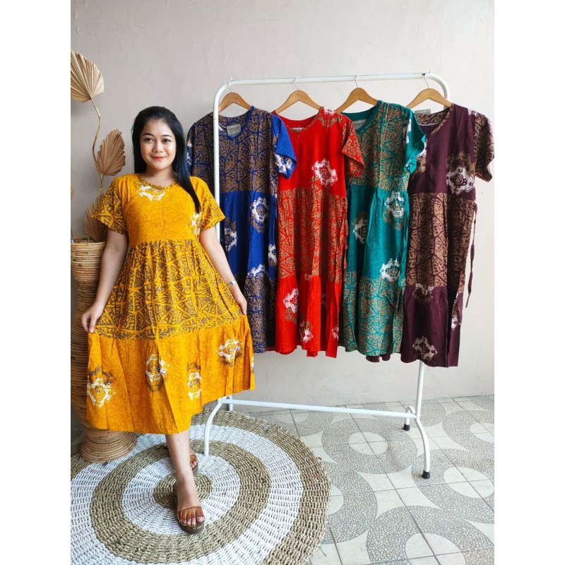 DASTER MODEL SUSUN CANDA BUSUI/DASTER LD 120 BATIK CAP PEKALONGAN/DASTER KEKINIAN