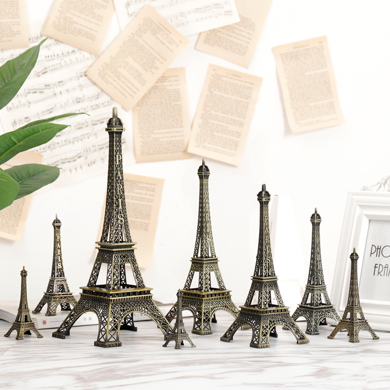 (PJ-013) PAJANGAN MENARA EIFFEL / EIFFEL TOWER / PAJANGAN DAUN GOLD TOSCA / TOSCA LEAF