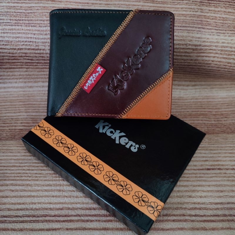 Dompet Lipat Kulit Asli | Dompet Kulit Pria Motif Press