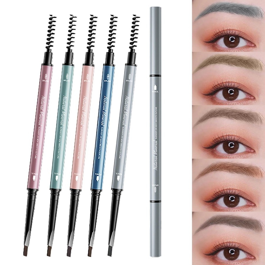 IMAGES  Slim Eyebrow Pencil Liner Outlining Pensil Alis 2 sisi Putar