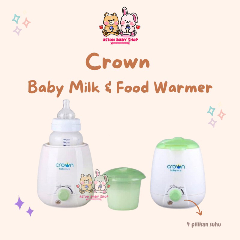 Crown Baby Milk &amp; Food Warmer CR098 Pemanas Susu &amp; Bubur Bayi