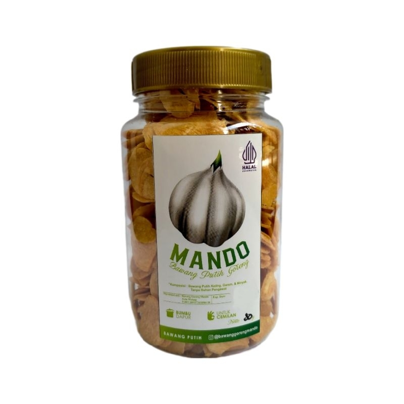 

Mando Bawang Putih Kating Goreng 80 gr