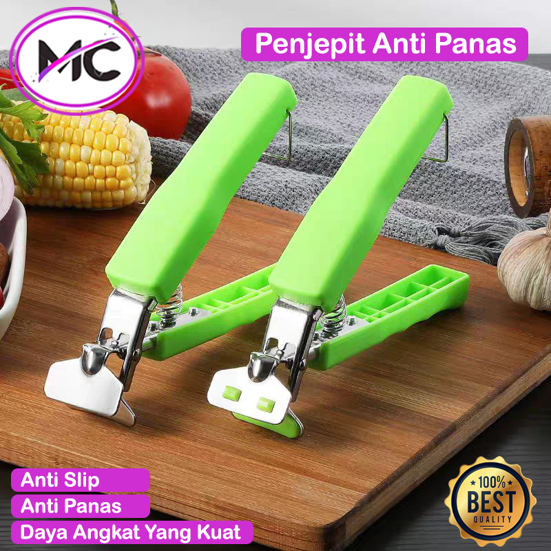 Alat Penjepit Oven Anti Panas Capitan Mangkok Piring Dish Clamp Peralatan Jepitan Jepit Dapur Pegangan