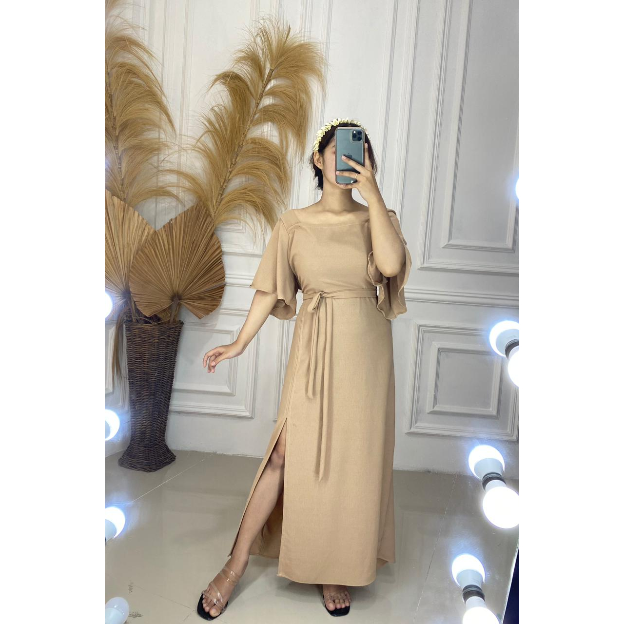 LONG DRESS KAYARA CRINKLE TERLARIS