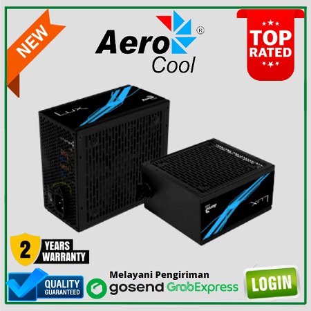 Aerocool LUX 550W PSU PowerSupply 80+ BRONZE