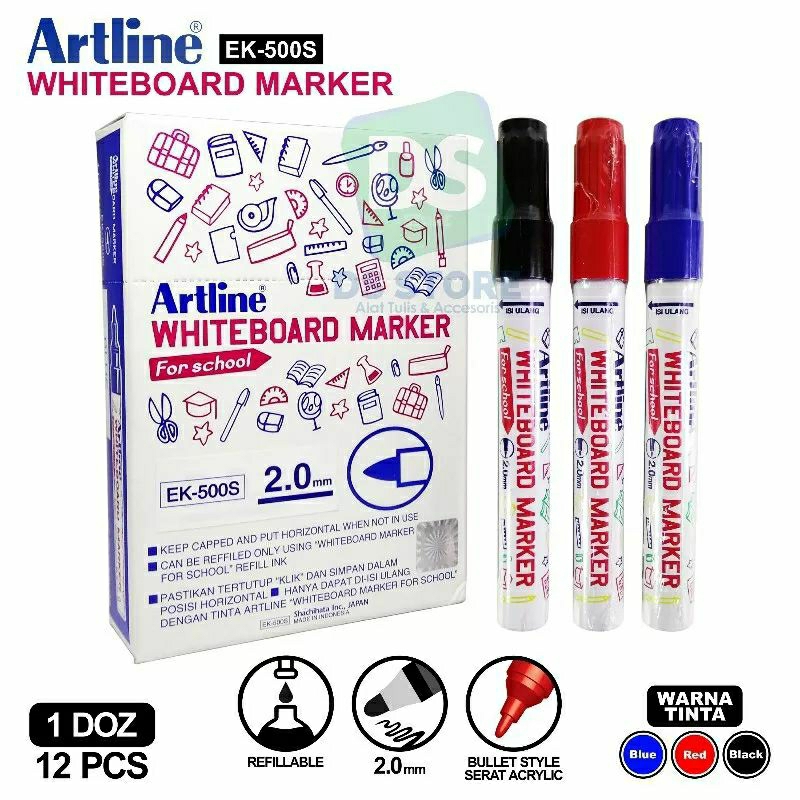 Ecer Whiteboard Marker Artline EK-500 Murah Terlaris