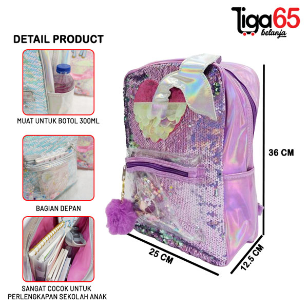 365 Tas Ransel Remaja / Tas Kuliah / Tas Sekolah / Backpack Keren Kualitas IMPORT / BAG 1375